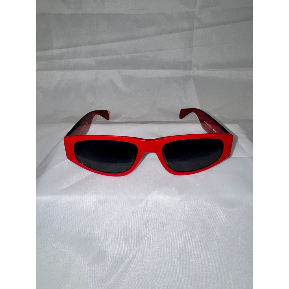 Rag & Bone Sunglasses Women OS Red RNB1047/G/S Hexetate Rectangular 55 mm